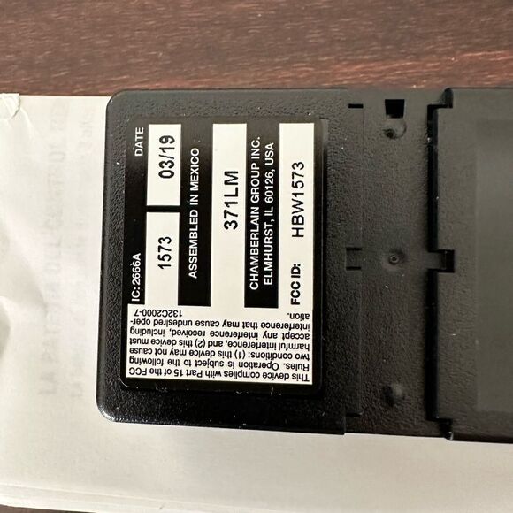 LiftMaster 371LM Security+ 1-Button Garage Door Opener and Gate  Remote Control - Picture 7 of 8